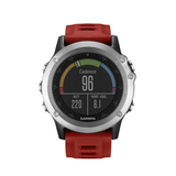 Garmin Fenix 3 Watch Performer Bundle with HRM-Run | Silver/Red