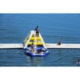 Aquaglide Fiesta Inflatable Swim Platform | Yellow/Blue/Black 58-5216640