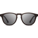 Shwood Francis Wood Sunglasses | Dark Walnut - Grey WOFDWG