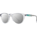 Shwood Francis Sunglasses | Crystal & Abalone Shell / Silver Mirror-WAFC2ASS