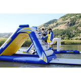 Aquaglide Freefall Extreme Inflatable Water Slide | Blue/White/Yellow 58-5210006