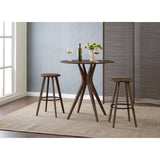 Greenington Mimosa Height Stool (Set of 2) | Black Walnut