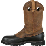 G5514 - Georgia Boot Muddog Wellington Work Boot Medium | Brown