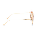 Diff Eyewear Dash Sunglasses | Gold + Rainbow Flash