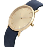 Analog Classic Gold Plated Watch | Navy Strap GN-CG