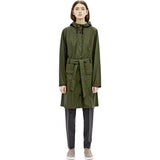 RAINS Waterproof Curve Jacket | Green 1206 XXS/XS