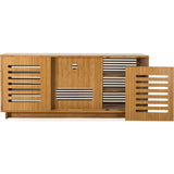 64" Rowan Media Center - Caramelized