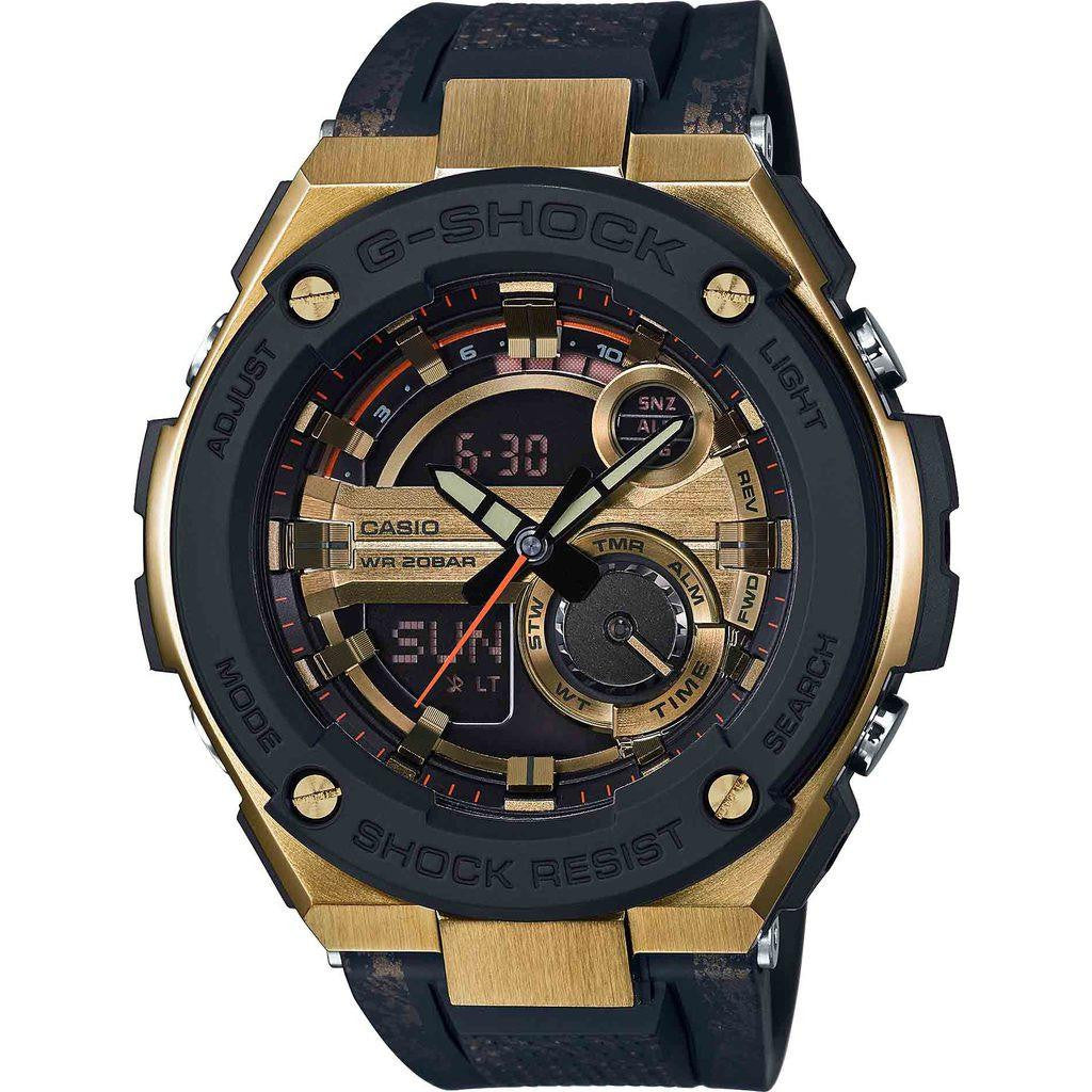 Casio G-Shock GST-200CP-9A Watch Black/Gold – Sportique