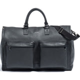 Hook & Albert Leather Garment Weekender | Black GWBLTH-BLK-OS