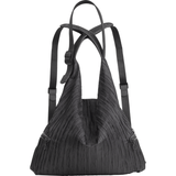 Cote et Ciel Ganges Medium Poly Plisse Backpack | Sand Black 28444