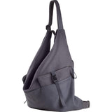 Cote&Ciel Ganges Alias Medium Cowhide Leather Backpack | Graphite Grey 28391