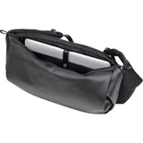 Cote&Ciel Gironde Coated Canvas Sling Bag | Black 28397