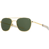 American Optical Big Original Pilot Sunglasses Bayonet | Gold/Nylon Grey