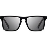 Shwood Govy 2 Acetate Sunglasses | Black & Ebony / Grey Polarized