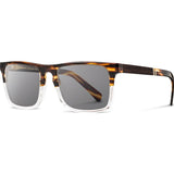 Shwood Govy 2 Acetate Sunglasses | Whiskey Soda & Ebony / Grey