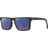 Shwood Govy 2 Wood Sunglasses | Dark Walnut / Blue Flash Polarized-WOG2DWB3P