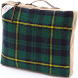 Faribault Pak-a-Robe Plaid Packable Wool Throw | Itasca Green 17276 50x60