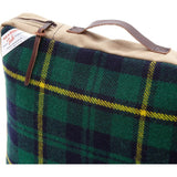 Faribault Pak-a-Robe Plaid Packable Wool Throw | Itasca Green 17276 50x60