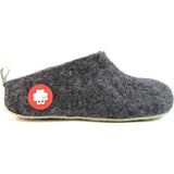 Baabuk Gus Kid's Wool Slippers | Dark Grey 24 GUS03-DG-R-24