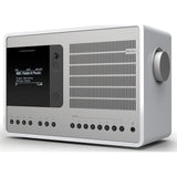 DAB, DAB+ and FM Tuner with RDS Wi-Fi internet radio Easy access to over 16,000 internet radio stations Wireless DLNA audio streaming from networked PC/Mac Spotify Connect Enabled for access to 20 million tracks Bluetooth® wireless streaming with aptX® technology Digital alarm clock functionality with sleep and snooze 15W Class-D amplifier with 3.5” flat diaphragm driver Graphical OLED display with secret-until-lit lens Intuitive joystick controlled user interface All-wood cabinet with