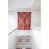 Lorena Canals Giant Lobster Wall Hanging | Brick Red