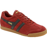 Gola Men's Harrier Suede Sneakers | Deep Red/Black