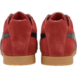 Gola Men's Harrier Suede Sneakers | Deep Red/Black