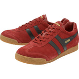 Gola Men's Harrier Suede Sneakers | Deep Red/Black