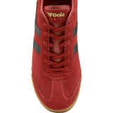 Gola Men's Harrier Suede Sneakers | Deep Red/Black