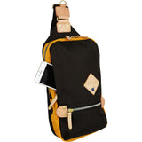 Harvest Label Two-Tone Sling Pack | Brown/Mustard HFC-9006-BRN