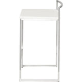 Nuevo Genoa Counter Stool | White