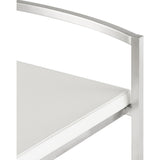 Nuevo Genoa Counter Stool | White