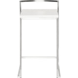 Nuevo Genoa Counter Stool | White