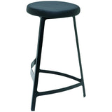 Nuevo Hyku Bar Stool | Black Nauga HGEM536