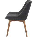 Nuevo Brie Dining Chair | Dark Grey