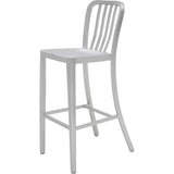 Nuevo Soho Counter Stool | Silver
