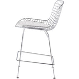 Nuevo Wireback Counter Stool | White