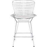 Nuevo Wireback Counter Stool | White