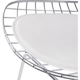Nuevo Wireback Counter Stool | White