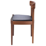 Nuevo Garrit Dining Chair | American Walnut / Black HGGO119