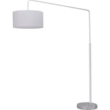 Nuevo Raku Lighting | White Polycotton Fabric