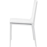 Nuevo Palma Dining Chair | White Leather