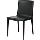 Nuevo Palma Dining Chair | Black Leather
