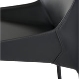Nuevo Delphine Dining Chair | Dark Grey