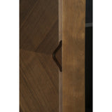 Nuevo Vivian Bar Cabinet | Black / Walnut HGPM114