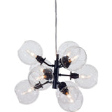 Nuevo Atom 9 Lighting | Clear Glass