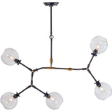 Nuevo Atom 5 Lighting | Clear Glass