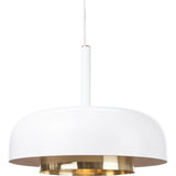 Nuevo Shaya Lighting | White Steel Metal