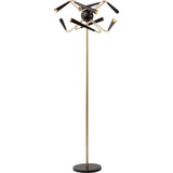 Nuevo Phoebe Lighting | Black Steel Metal