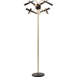 Nuevo Phoebe Lighting | Black Steel Metal